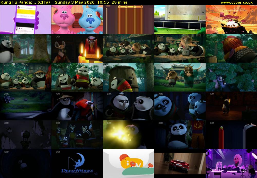 Kung Fu Panda:... (CITV) Sunday 3 May 2020 10:55 - 11:24
