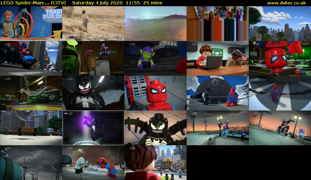 LEGO Spider-Man:... (CITV) Saturday 4 July 2020 11:55 - 12:20
