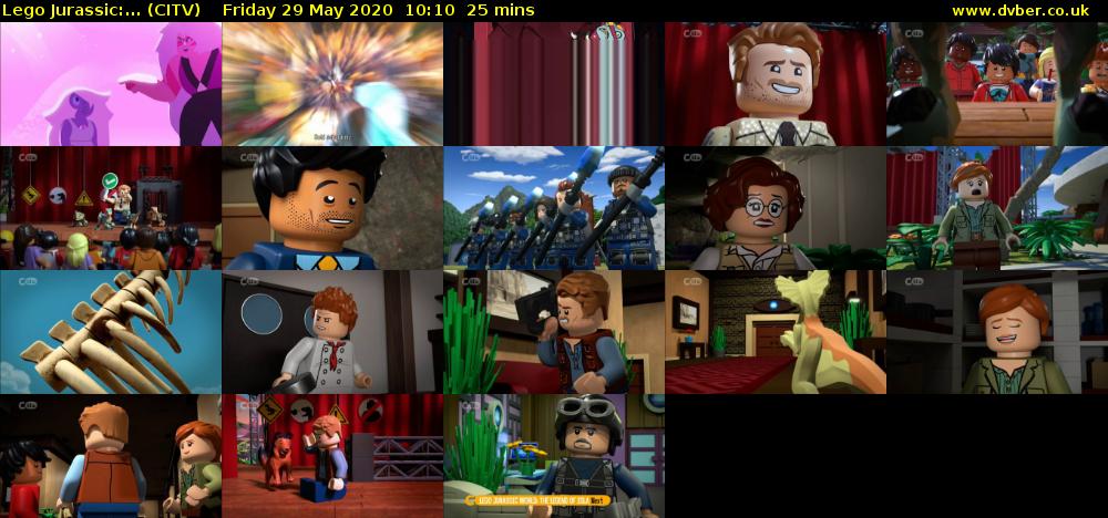 Lego Jurassic:... (CITV) Friday 29 May 2020 10:10 - 10:35