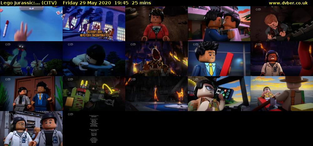 Lego Jurassic:... (CITV) Friday 29 May 2020 19:45 - 20:10