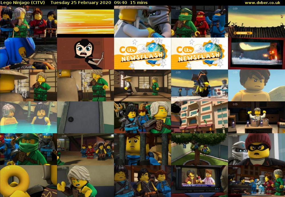 Lego Ninjago (CITV) Tuesday 25 February 2020 09:40 - 09:55