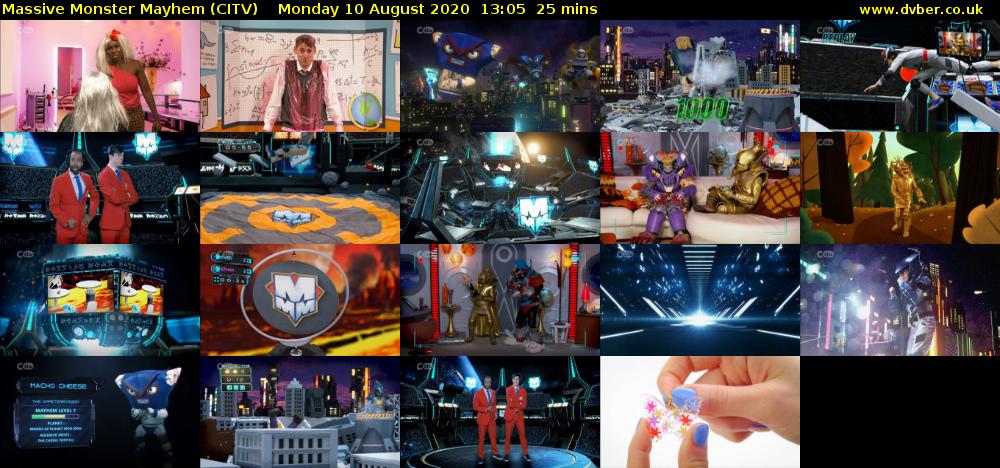 Massive Monster Mayhem (CITV) Monday 10 August 2020 13:05 - 13:30