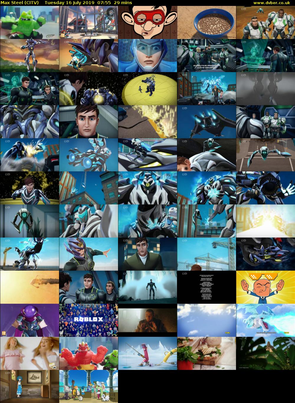 Max Steel (CITV) Tuesday 16 July 2019 07:55 - 08:24