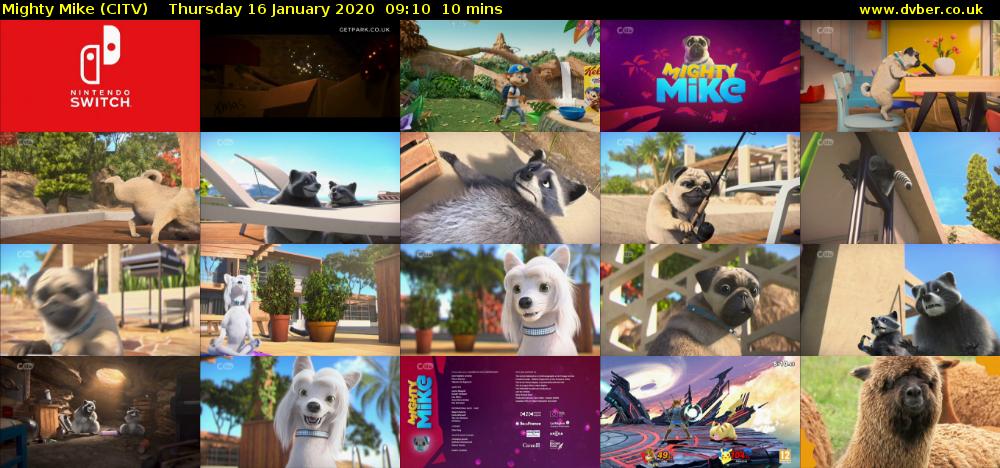 Mighty Mike (CITV) Thursday 16 January 2020 09:10 - 09:20