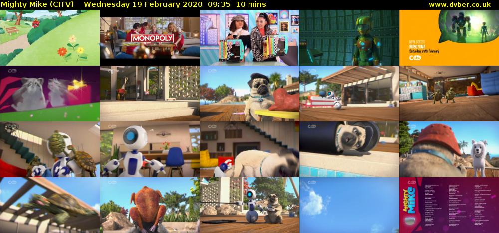 Mighty Mike (CITV) Wednesday 19 February 2020 09:35 - 09:45