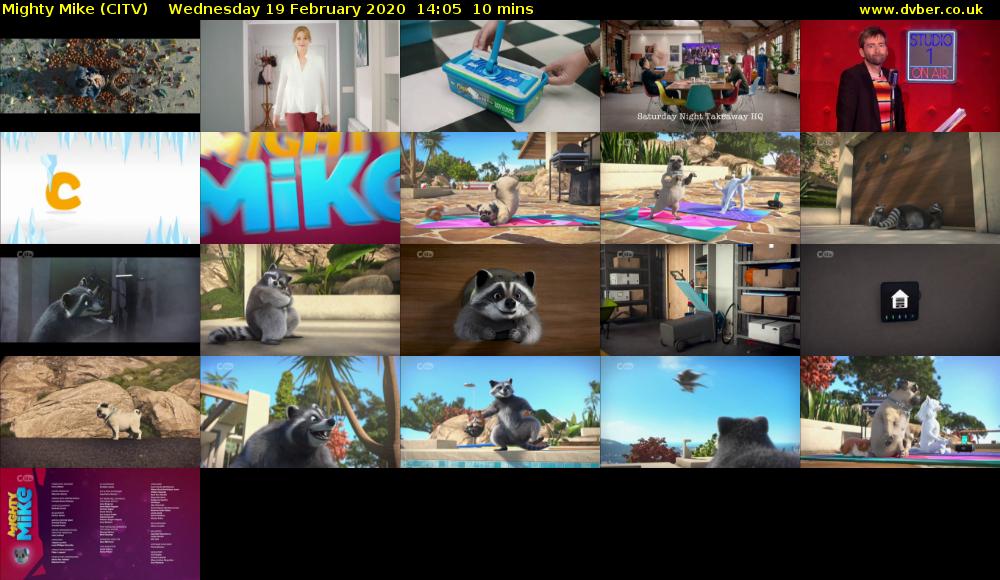 Mighty Mike (CITV) Wednesday 19 February 2020 14:05 - 14:15