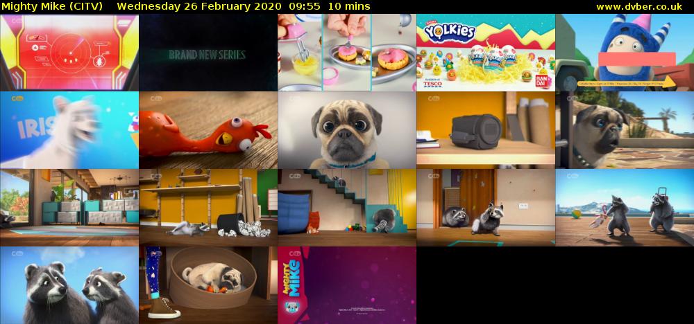 Mighty Mike (CITV) Wednesday 26 February 2020 09:55 - 10:05