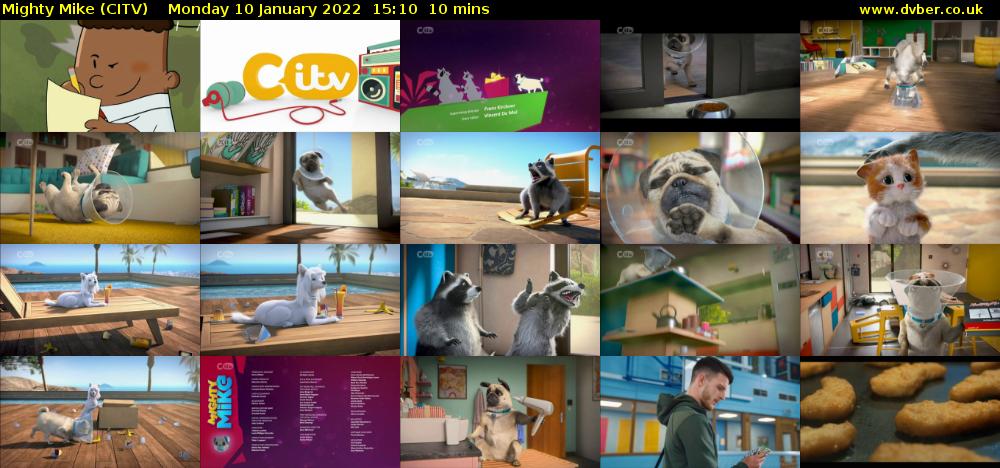 Mighty Mike (CITV) Monday 10 January 2022 15:10 - 15:20