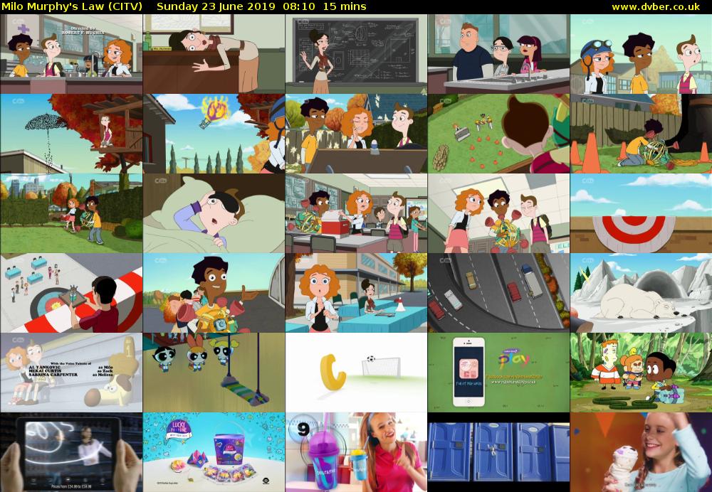 Milo Murphy's Law (CITV) Sunday 23 June 2019 08:10 - 08:25