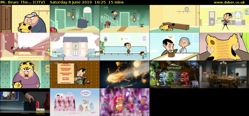 Mr. Bean: The... (CITV) Saturday 8 June 2019 16:25 - 16:40