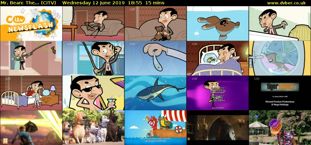 Mr. Bean: The... (CITV) Wednesday 12 June 2019 18:55 - 19:10