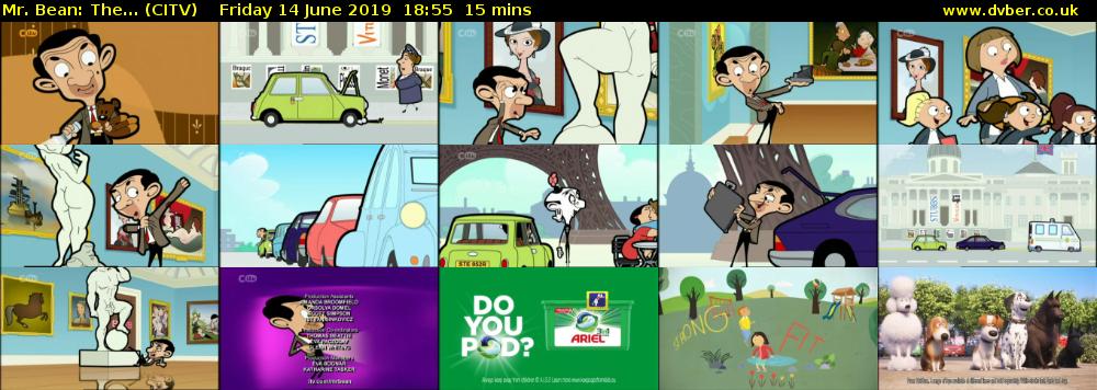 Mr. Bean: The... (CITV) Friday 14 June 2019 18:55 - 19:10