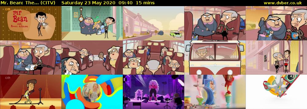 Mr. Bean: The... (CITV) Saturday 23 May 2020 09:40 - 09:55