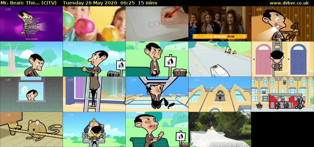 Mr. Bean: The... (CITV) Tuesday 26 May 2020 06:25 - 06:40