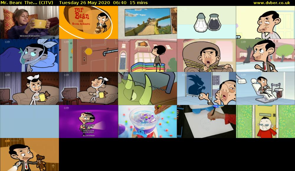 Mr. Bean: The... (CITV) Tuesday 26 May 2020 06:40 - 06:55