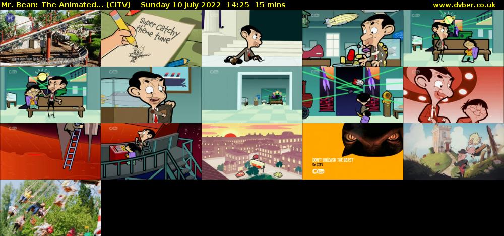 Mr. Bean: The Animated... (CITV) Sunday 10 July 2022 14:25 - 14:40