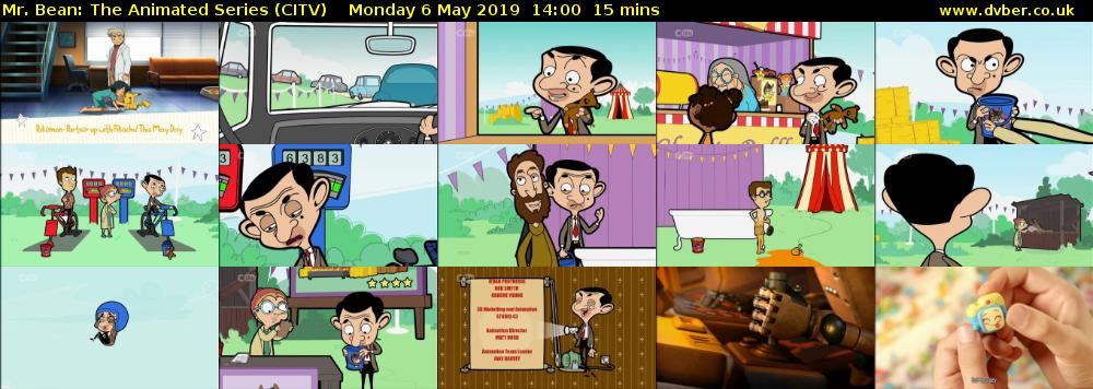 Mr. Bean: The Animated Series (CITV) Monday 6 May 2019 14:00 - 14:15