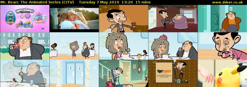 Mr. Bean: The Animated Series (CITV) Tuesday 7 May 2019 13:20 - 13:35