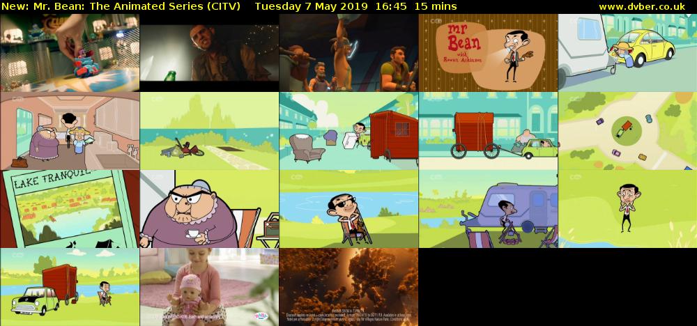 Mr. Bean: The Animated Series (CITV) Tuesday 7 May 2019 16:45 - 17:00