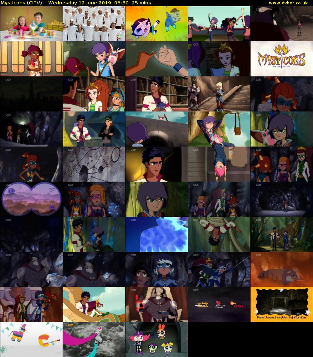 Mysticons (CITV) Wednesday 12 June 2019 06:50 - 07:15