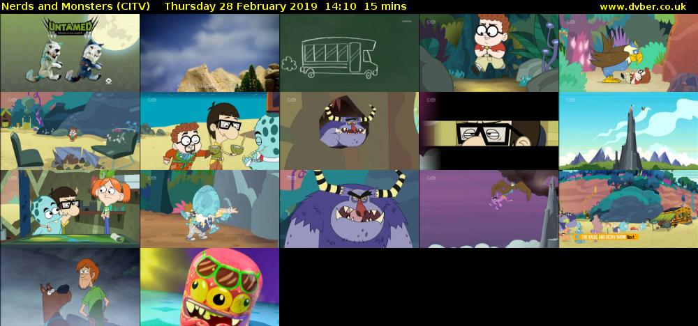 Nerds and Monsters (CITV) Thursday 28 February 2019 14:10 - 14:25