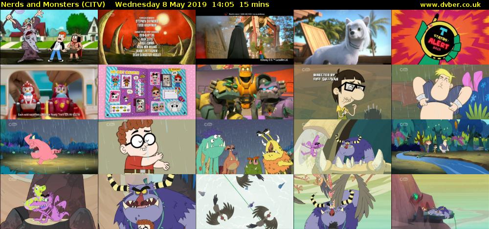 Nerds and Monsters (CITV) Wednesday 8 May 2019 14:05 - 14:20