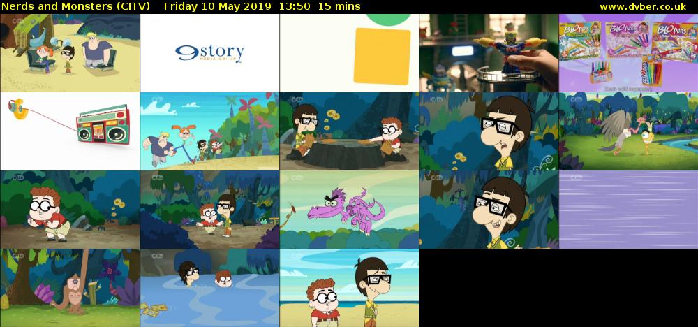 Nerds and Monsters (CITV) Friday 10 May 2019 13:50 - 14:05