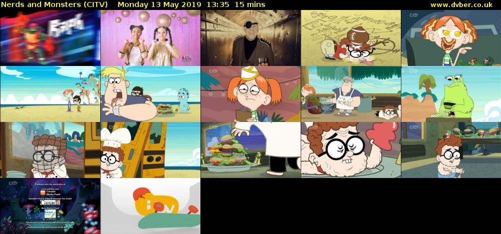 Nerds and Monsters (CITV) Monday 13 May 2019 13:35 - 13:50