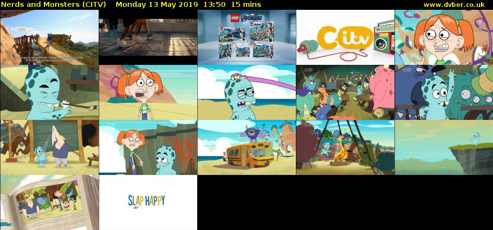 Nerds and Monsters (CITV) Monday 13 May 2019 13:50 - 14:05