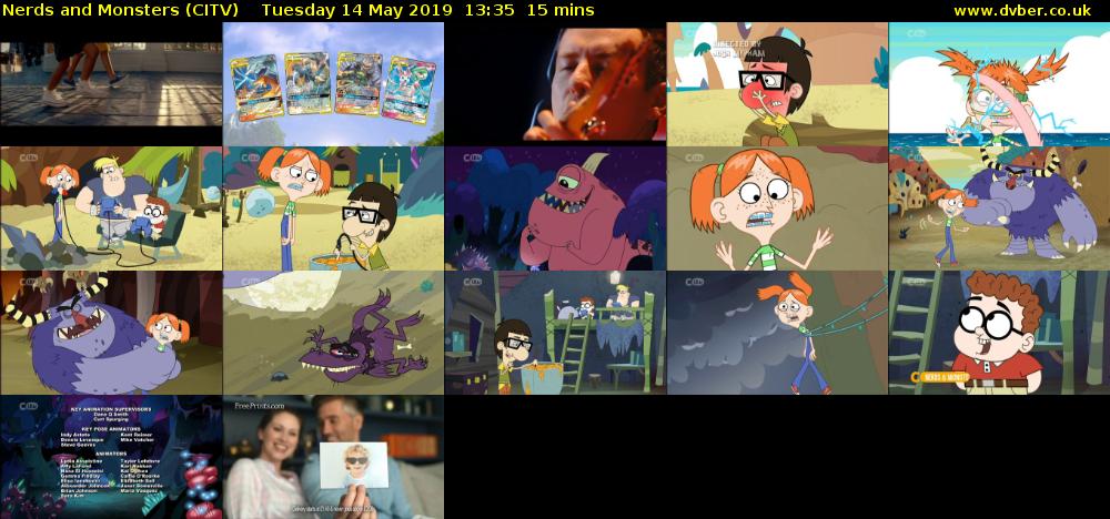Nerds and Monsters (CITV) Tuesday 14 May 2019 13:35 - 13:50