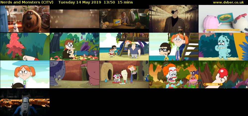 Nerds and Monsters (CITV) Tuesday 14 May 2019 13:50 - 14:05