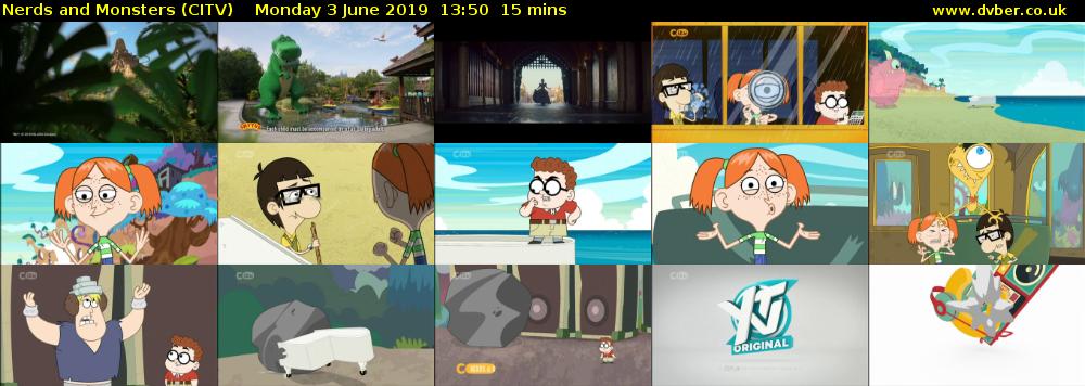 Nerds and Monsters (CITV) Monday 3 June 2019 13:50 - 14:05