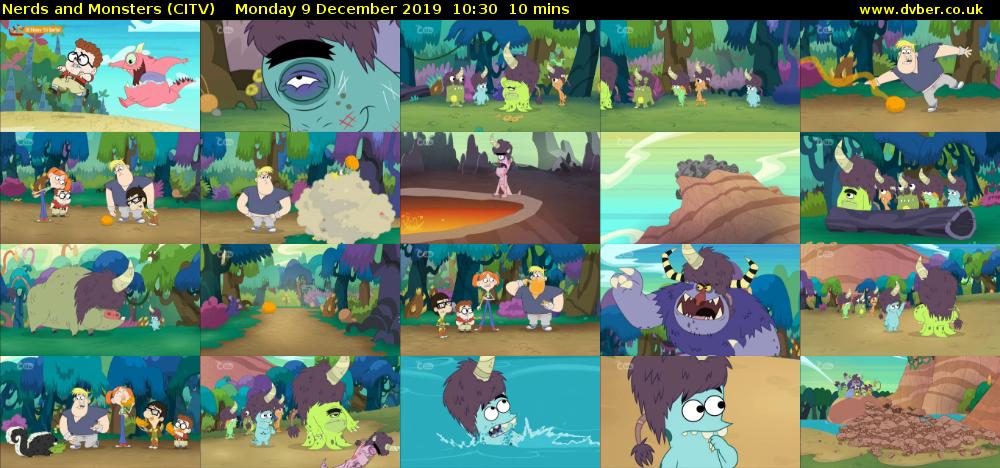 Nerds and Monsters (CITV) Monday 9 December 2019 10:30 - 10:40