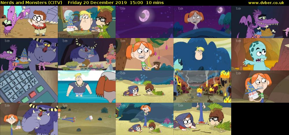 Nerds and Monsters (CITV) Friday 20 December 2019 15:00 - 15:10