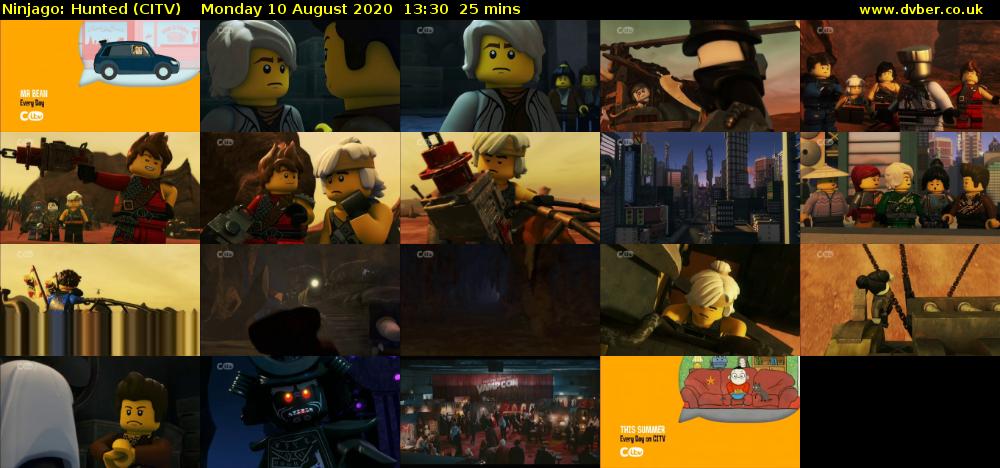 Ninjago: Hunted (CITV) Monday 10 August 2020 13:30 - 13:55