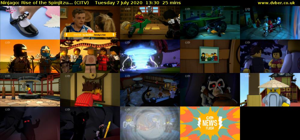 Ninjago: Rise of the Spinjitzu... (CITV) Tuesday 7 July 2020 13:30 - 13:55