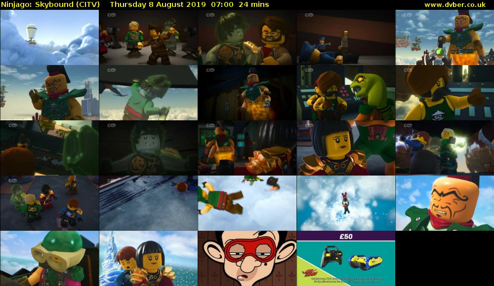 Ninjago: Skybound (CITV) Thursday 8 August 2019 07:00 - 07:24