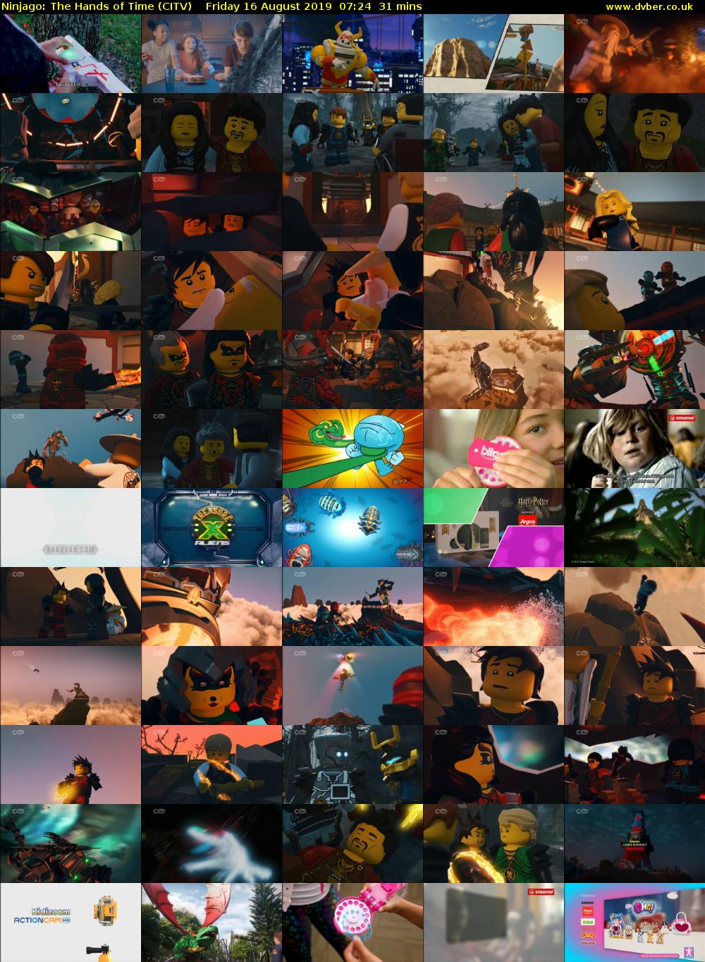 Ninjago: The Hands of Time (CITV) Friday 16 August 2019 07:24 - 07:55