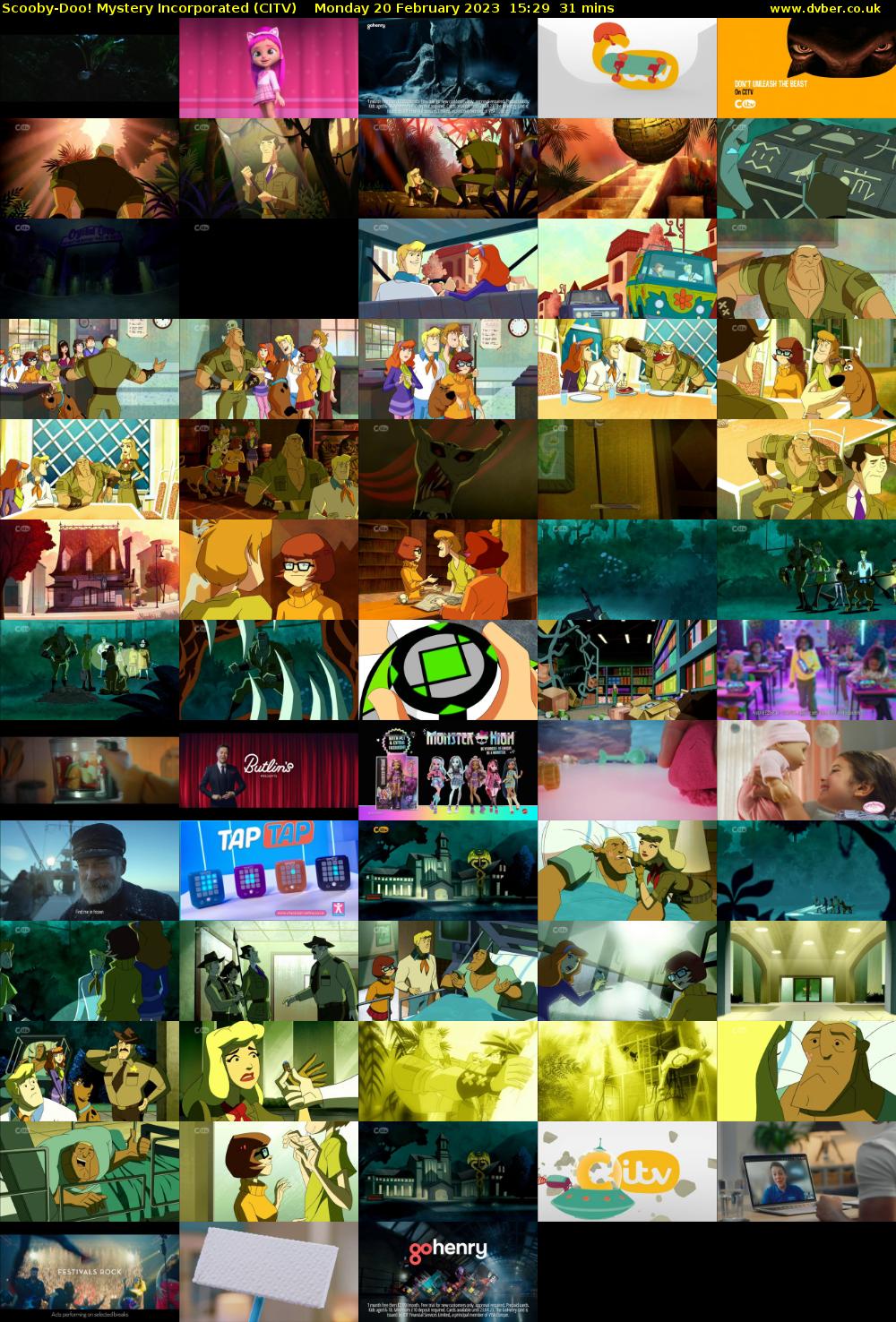 Scooby-Doo! Mystery Incorporated (CITV) Monday 20 February 2023 15:29 - 16:00