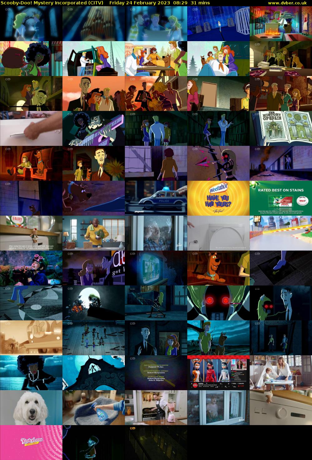 Scooby-Doo! Mystery Incorporated (CITV) Friday 24 February 2023 08:29 - 09:00