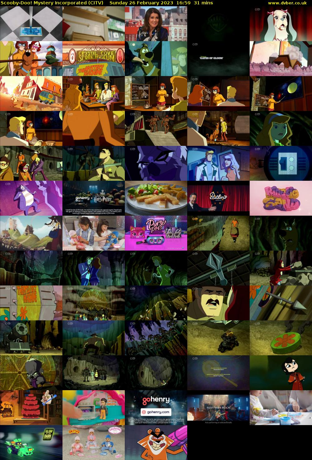 Scooby-Doo! Mystery Incorporated (CITV) Sunday 26 February 2023 16:59 - 17:30