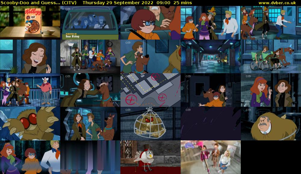 Scooby-Doo and Guess... (CITV) Thursday 29 September 2022 09:00 - 09:25