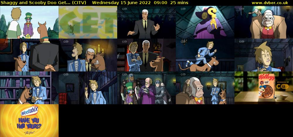 Shaggy and Scooby Doo Get... (CITV) Wednesday 15 June 2022 09:00 - 09:25