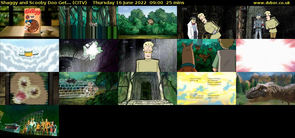 Shaggy and Scooby Doo Get... (CITV) Thursday 16 June 2022 09:00 - 09:25