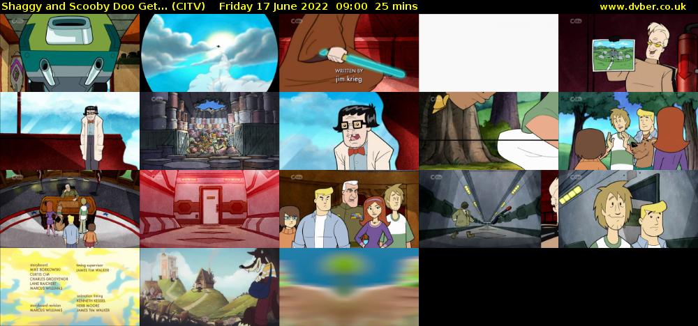 Shaggy and Scooby Doo Get... (CITV) Friday 17 June 2022 09:00 - 09:25