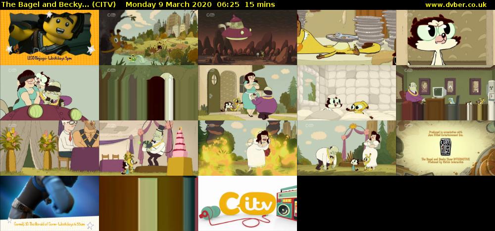 The Bagel and Becky... (CITV) Monday 9 March 2020 06:25 - 06:40