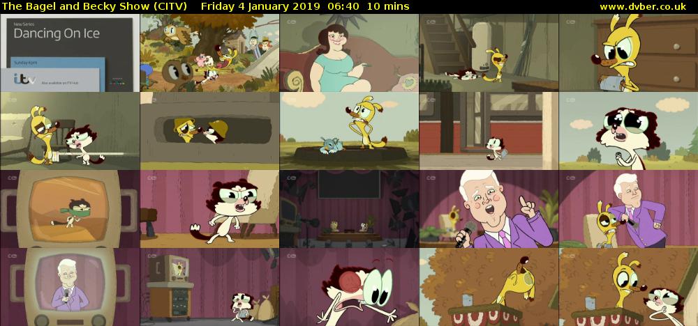 The Bagel and Becky Show (CITV) Friday 4 January 2019 06:40 - 06:50