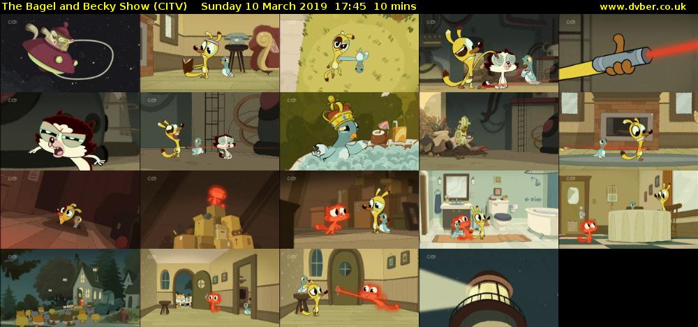 The Bagel and Becky Show (CITV) Sunday 10 March 2019 17:45 - 17:55