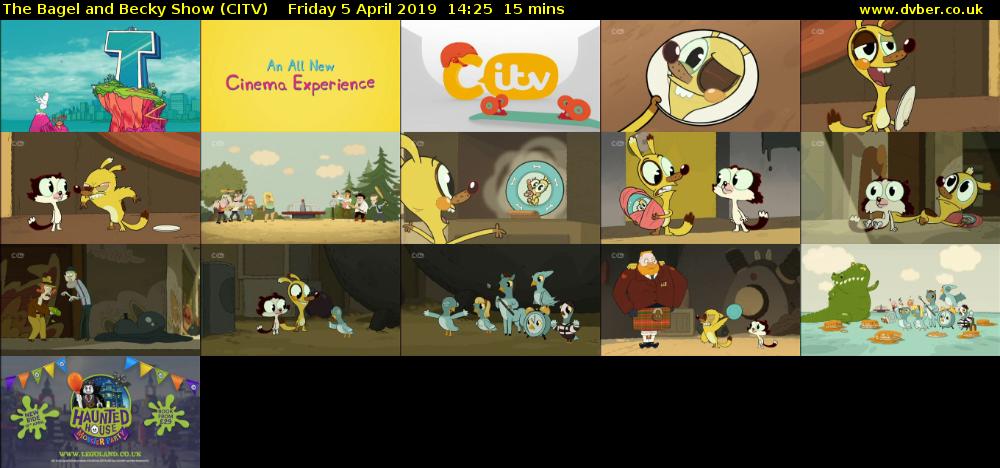The Bagel and Becky Show (CITV) Friday 5 April 2019 14:25 - 14:40