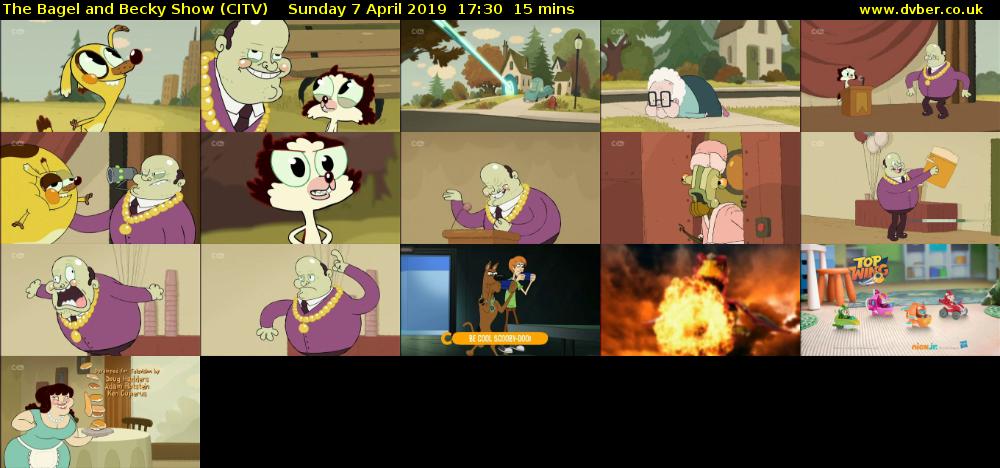 The Bagel and Becky Show (CITV) Sunday 7 April 2019 17:30 - 17:45